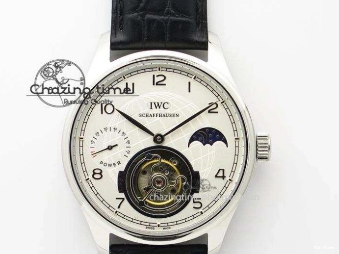 MIROTIME 0204 Unisex Portuguese Real PR RG IW500702 ZF 1:1 Best Edition On Brown Leather Strap A52010 V 7303